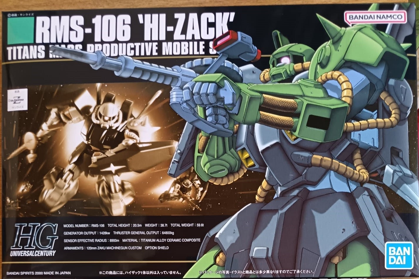 HGUC HI ZACK 1/144