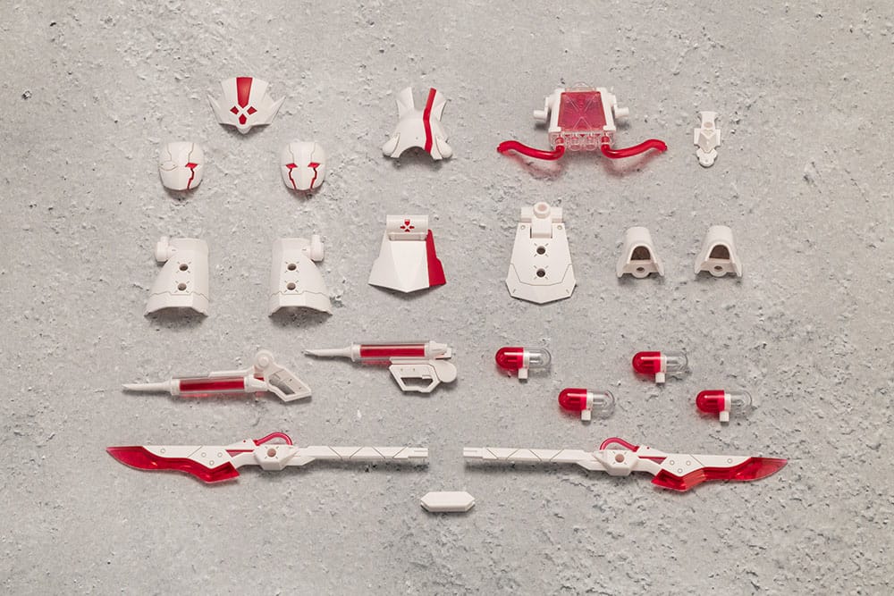 Megalomaria Unlimited Universe Model Kit Metamorphose Unit Exarmor White Nurse 16cm