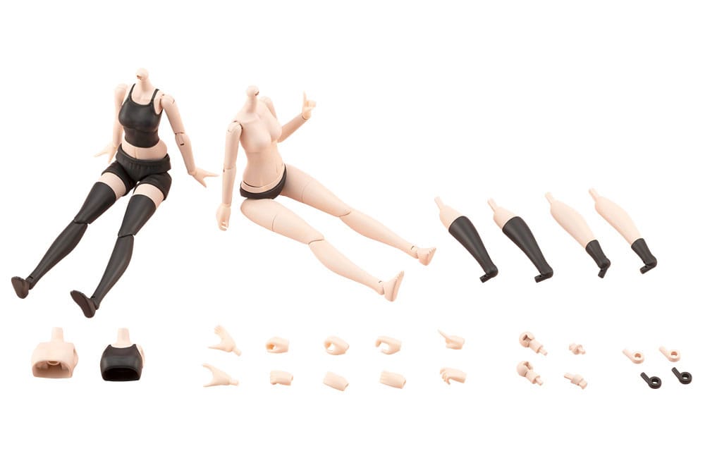 Sousai Shojo Teien Zubehör Set für 1/10 Actionfiguren Dress Up Body Color C