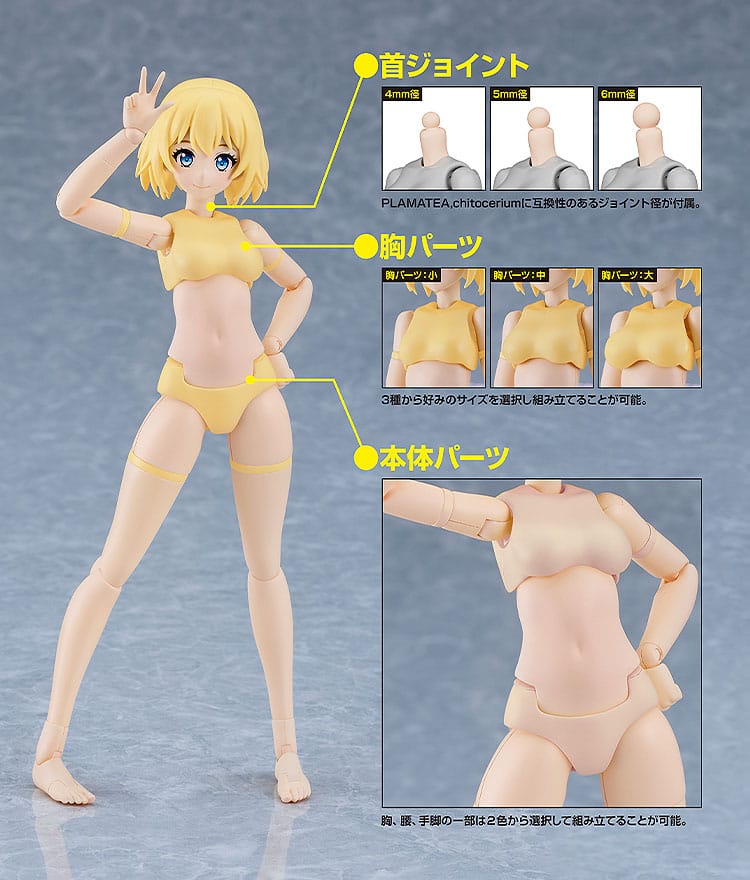 Original Character Modellbausatz PLAMATEA Muse Body: Ichika B Type 15 cm