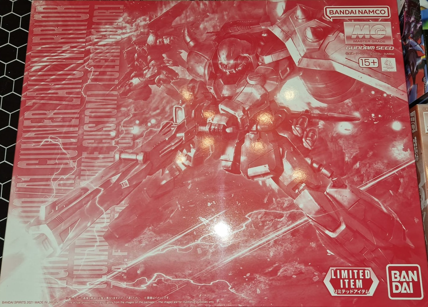 MG Gunner ZAKU Warrior (Lunamaria Hawke exclusive) Clear Color LIMITED 1/100