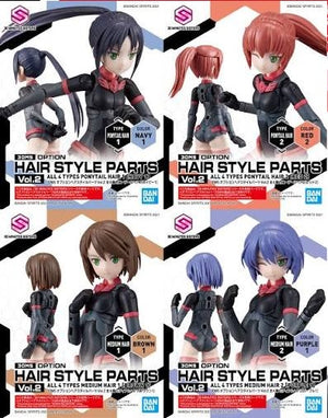 30MS Option Hair Style Parts Vol.2 All 4 Types