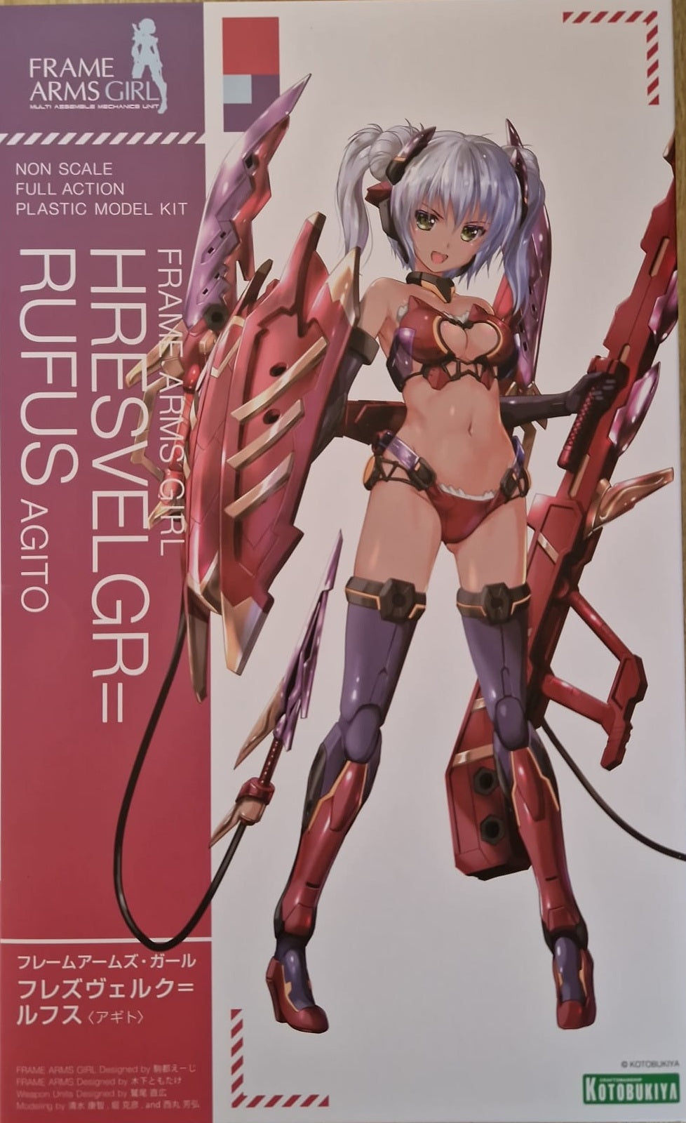 Frame Arms Girl Plastic Model Kit Hresvelgr = Rufus (Agito) 15 cm