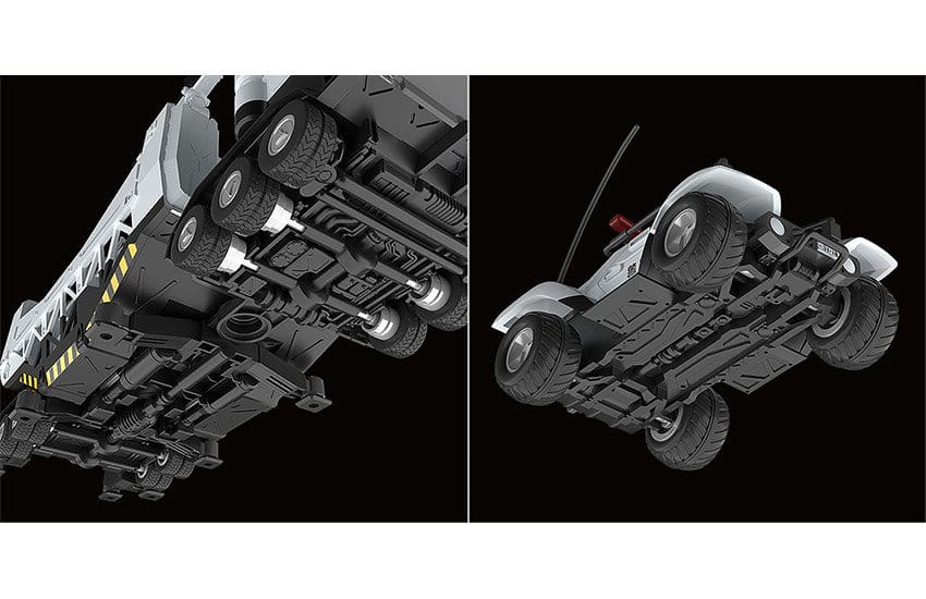 Mobile Police Patlabor Moderoid Plastic Model Kits 1/60 Type 98 Special Command Vehicle & Type 99 Special Labor Carrier (re-run)