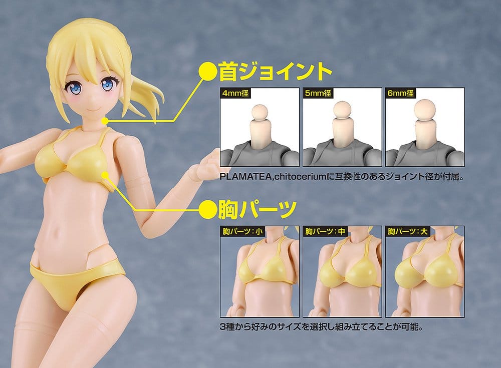 Original Character Modellbausatz PLAMATEA Muse Body: Ichika Bikini Ver. B Type 15 cm