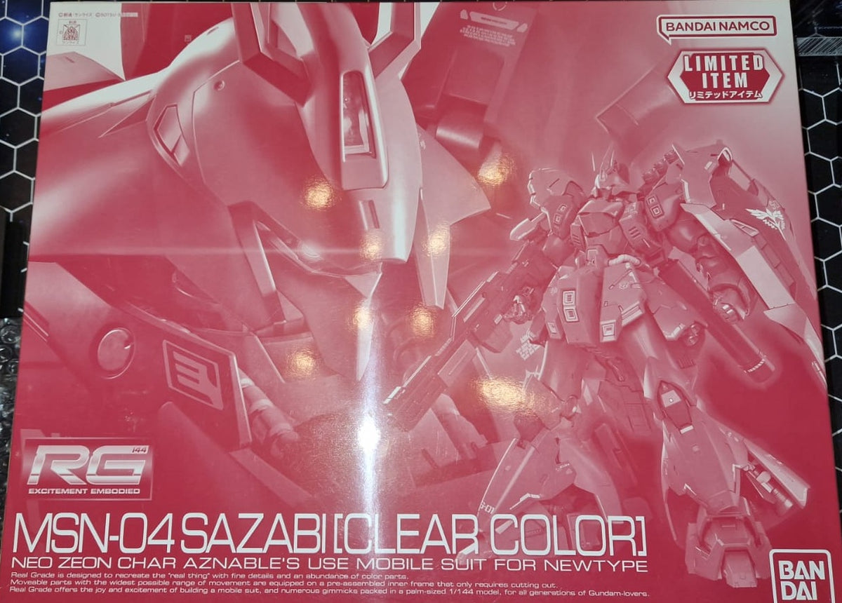 RG Bandai Namco Sazabi Clear Color 1/144