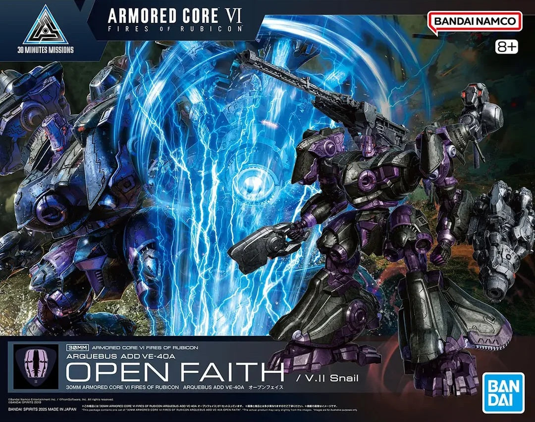 30mm Armored Core Vi Fires Of Rubicon Arquebus Add Ve-40a Open Faith