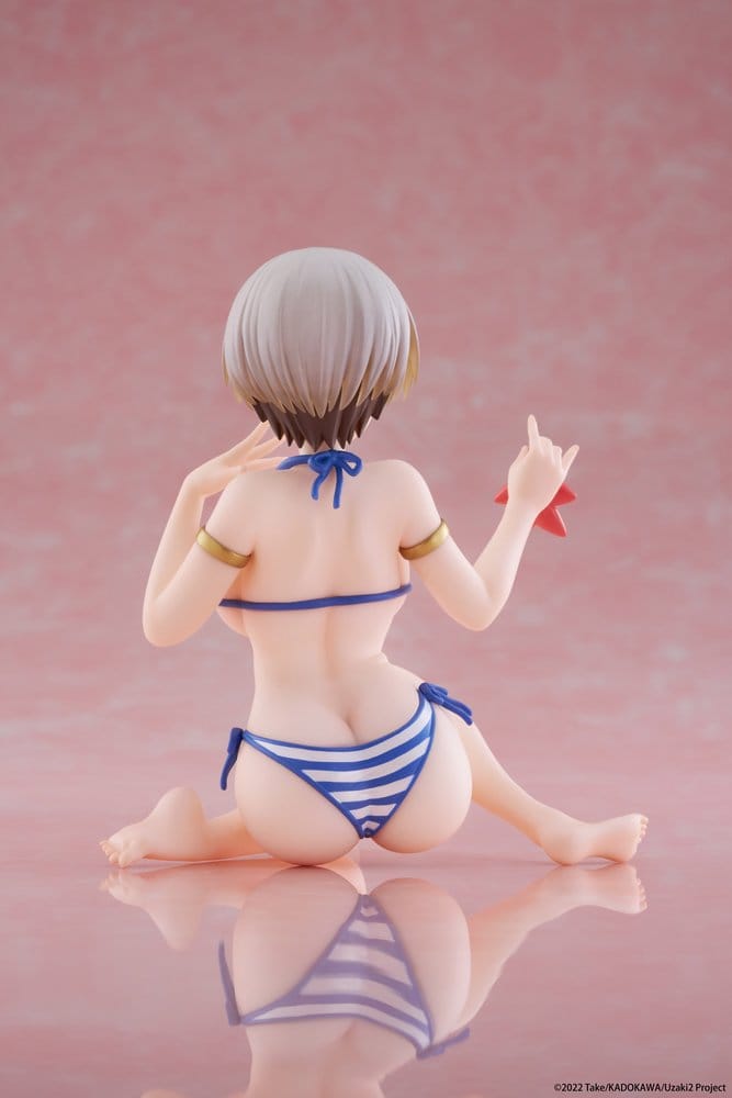 Uzaki-chan Wants to Hang Out! Desktop Cute PVC Figur Hana Uzaki (Swim wear Ver.) 13 cm