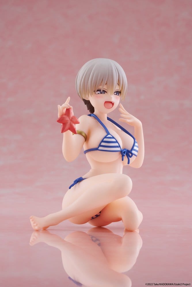 Uzaki-chan Wants to Hang Out! Desktop Cute PVC Figur Hana Uzaki (Swim wear Ver.) 13 cm