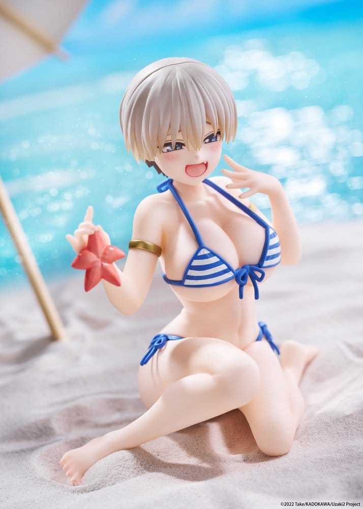 Uzaki-chan Wants to Hang Out! Desktop Cute PVC Figur Hana Uzaki (Swim wear Ver.) 13 cm