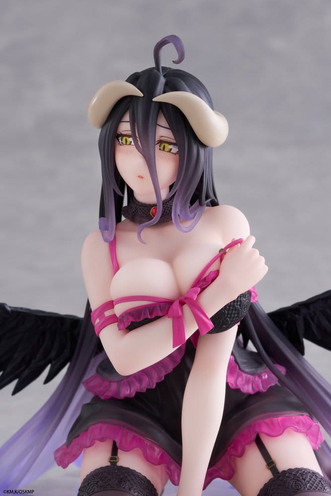 Overlord Desktop Cute PVC Figur Albedo (Negligee ver.) 13 cm