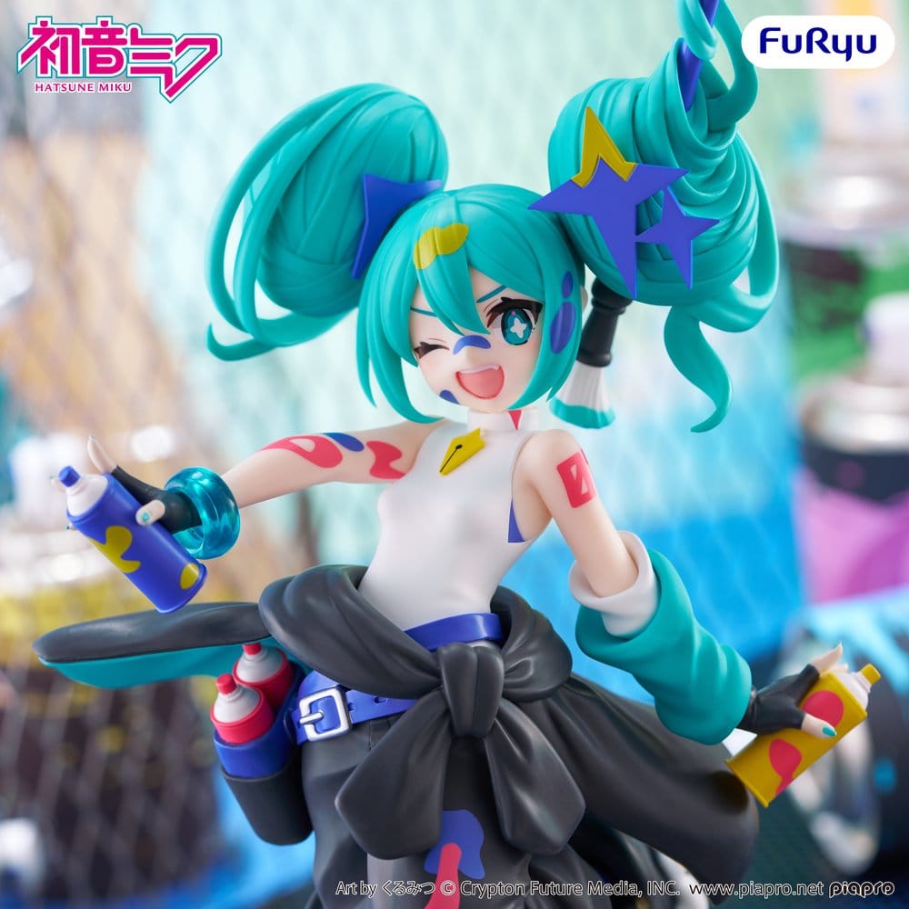 Hatsune Miku Muchute PVC Statue Paint Girl Another Color Ver. 23 cm