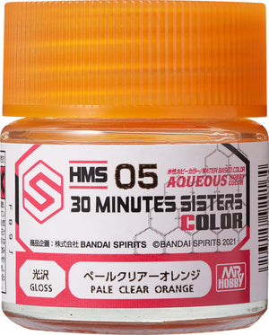 Mr Hobby Aqueous Hobby Colors (10 ml) 30 MINUTES SISTERS Pale Clear Orange - HMS-05