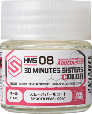 Mr Hobby Aqueous Hobby Colors (10 ml) 30 MINUTES SISTERS Smooth Pearl Coat - HMS-08